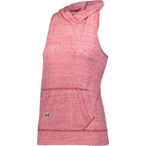 Holloway Womens Ladies Advocate Hooded Tank(Scarlet)