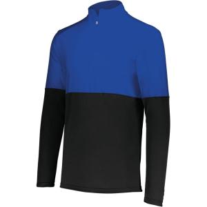 Holloway mens Holloway Momentum Team 1/4 Zip Pullover(Black/Royal)