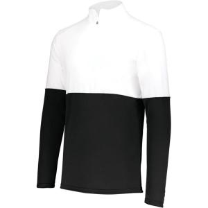Holloway mens Holloway Momentum Team 1/4 Zip Pullover(Black/White)