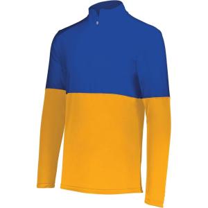 Holloway mens Holloway Momentum Team 1/4 Zip Pullover(Gold/Royal)
