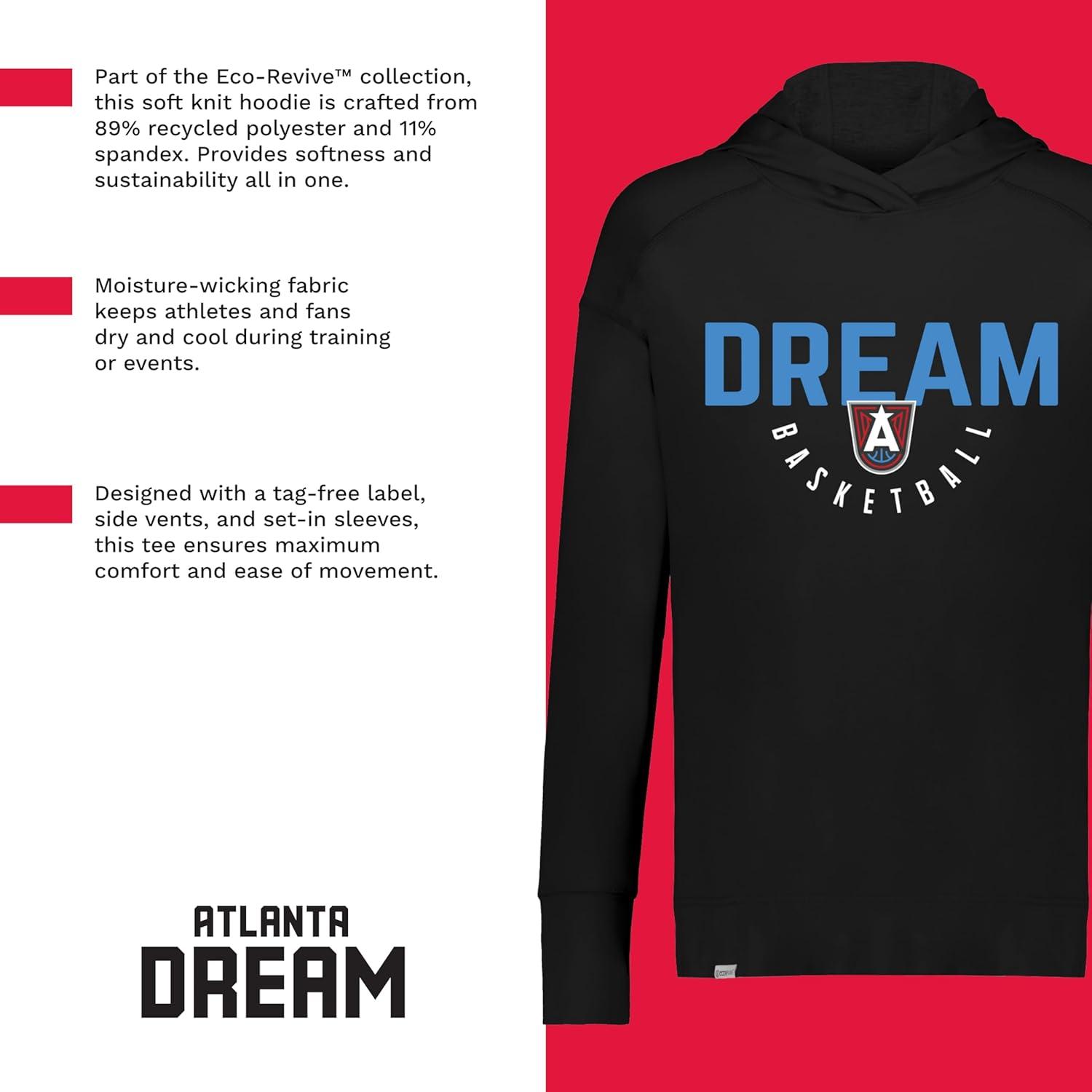 imageHolloway WNBA Atlanta Dream Womens Ventura Soft Knit Comfortable Hoodie For ActivewearMulti